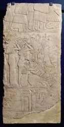 Escena de Lamentación durante un Entierro, de Sakkara, Nuevo Reino, c.1330 AC