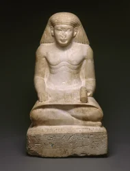 Estatua de escriba de Amunhotep, hijo de Nebiry, c.1426-1400 a.C.