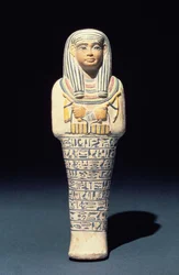 Shabti de Sati, posiblemente de Saqqara, Nuevo Reino