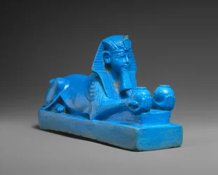 Esfinge de Amenhotep III, posiblemente de un modelo de templo, c.1390-1352 a.C.