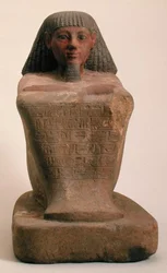 Estatua del Escriba Maaniamen, mediados del siglo XV a.C., Nuevo Reino
