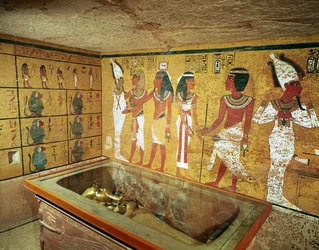 La cámara funeraria de la tumba de Tutankamón, Imperio Nuevo
