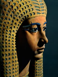 Escultura de madera de la reina Ahmose Merit-Amon, esposa de Amenofis I (escultura)