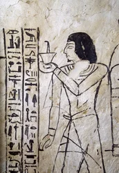 Imagen del libro de los muertos, Tumba de Nakhtmin, Abusir, Egipto, Civilización egipcia, Nuevo Reino, Dinastía XIX