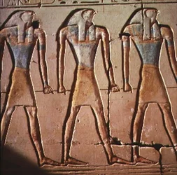 Relieve que representa a Horus, del Templo de Ramsés II, c.1298 a.C.