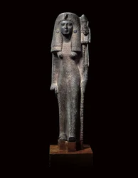 Estatua portaestandarte de la reina Nefertari, Imperio Nuevo, c. 1290-1224 a. C.