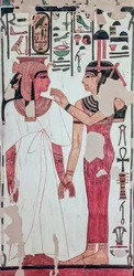 Tumba de Nefertari. (pintura mural)