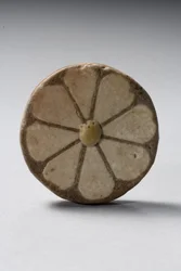 Incrustación floral, Nuevo Reino, reinado de Ramsés III, 1184-53 a.C.