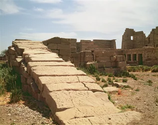 Nilómetro, del Templo Mortuorio de Ramsés III (c.1184-1153 a.C.) Nuevo Reino