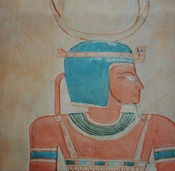 El dios Shepes, de la Tumba del Príncipe Khaemwaset II, hijo de Ramsés III (c.1187-1156 a.C.) Reino Nuevo