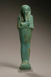 Figura de ushabti para Hekaemsaf, Almirante de la Flota, reinado de Amasis, 570-526 a.C.