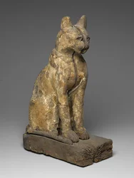 Gran figura de un gato