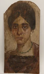 Retrato de momia, c.136-160 (pintura sobre madera)