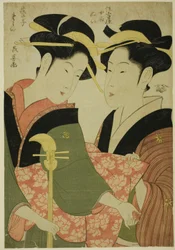 El animador Tamino y la sirvienta Nui de Sumiyoshiya