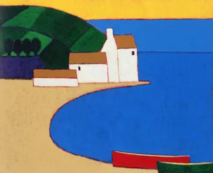Bahía en el sur de Bretaña, 2004