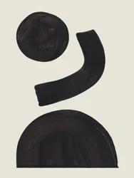 Formas abstractas negras