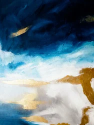 Horizonte de oro azul