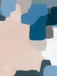 Bloques abstractos en azul rosado