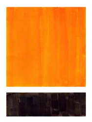 Abstracto naranja y negro audaz