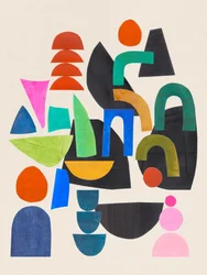 Formas abstractas de colores