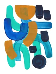 Formas abstractas de colores