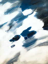 Abstracción azul fresca