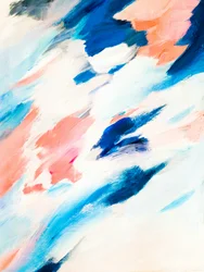 Azul dinámico, rosa, abstracto