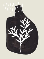 Árbol de invierno minimalista