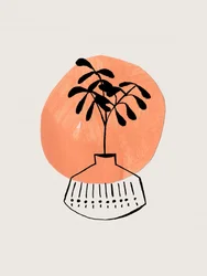Naturaleza muerta botánica moderna