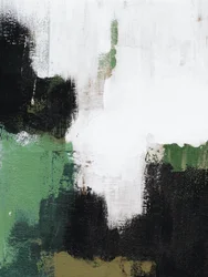 Formas abstractas modernas en verde