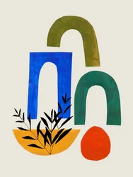 Arcos y plantas ecológicos