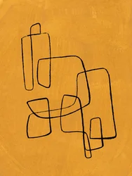 Líneas de ocre orgánico