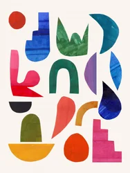 Formas abstractas llenas de vida
