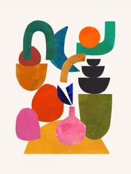 Formas abstractas llenas de vida