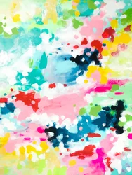 Salpicaduras abstractas y vibrantes