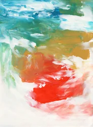 Un flujo de colores vivos