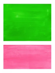 Bloques de color verde y rosa vivos