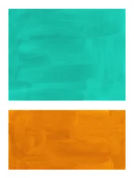 Bloques de color naranja verdoso intenso