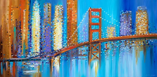 Las luces de la ciudad de San Francisco
