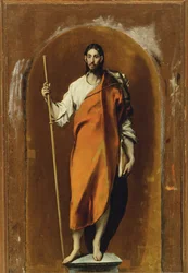 Santiago, apóstol y peregrino (pintura sobre lienzo)