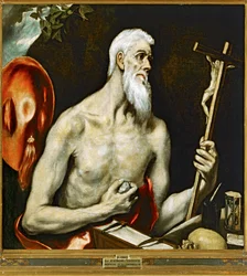 San Jerónimo penitente (pintura sobre lienzo)