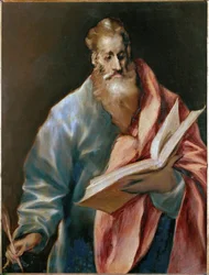 San Simón, apóstol (pintura sobre lienzo)