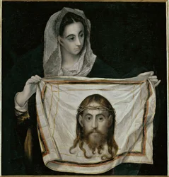 Santa Verónica con el sudario (pintura sobre lienzo)