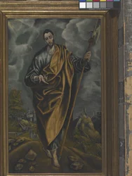 San Judas Tadeo o Santo Tomás (óleo sobre lienzo)