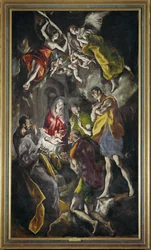 La Adoración de los pastores (pintura sobre lienzo)