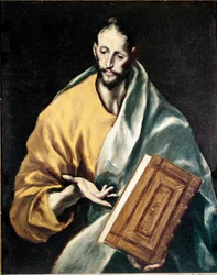 Apostolado de la Catedral de Toledo: el Apóstol Santiago el Menor. Pintura de Domenikos Theotokopoulos conocido como El Greco (1540-1614)
