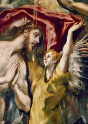 El bautismo de Cristo (detalle)