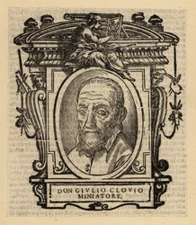 Retrato de Giorgio Giulio Clovio, iluminador, miniaturista y pintor nacido en Croacia, activo en el Renacimiento italiano