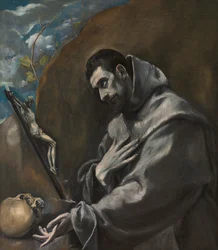 San Francisco de Asís en meditación