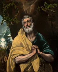 Spanish: Las lágrimas San Pedro o San Pedro en lágrimas Saint Peter in Tears